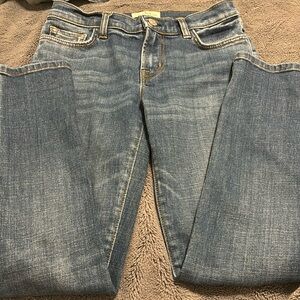 Current Elliot low rise straight jeans